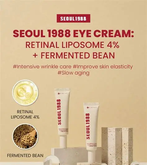 K-SECRET – Seoul 1988 Eye Cream : Retinal 4% + Bean (30ml)