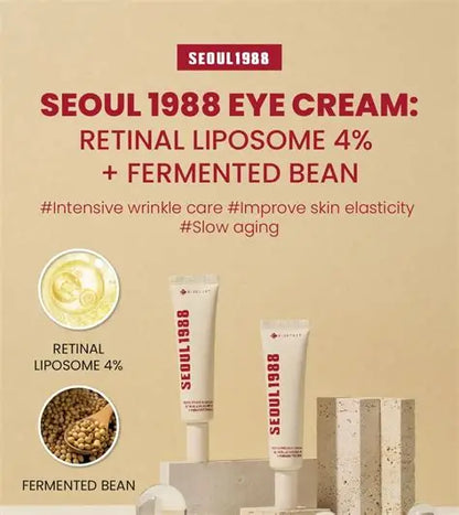 K-SECRET – Seoul 1988 Eye Cream : Retinal 4% + Bean (30ml)
