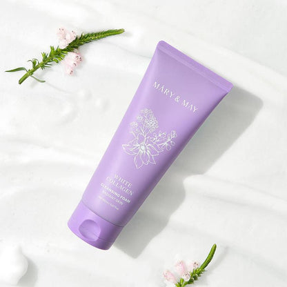 Mary & May White Collagen Cleansing Foam 150ml | Bimilskin