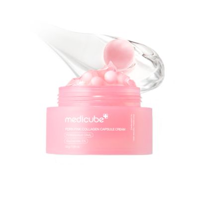 MEDICUBE – PDRN Pink Peptide Serum In Cream (La Crème aux Capsules Roses)