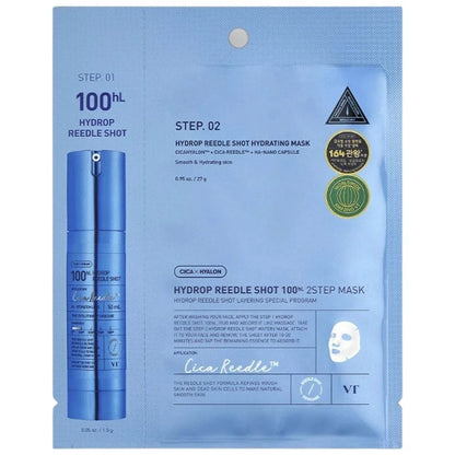VT Cosmetics – Hydrop Reedle Shot 100hL 2-Step Mask